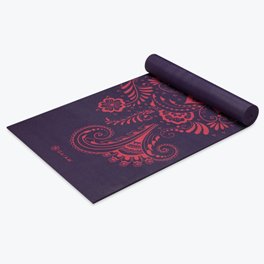 Gaiam 6mm Premium Aubergine Swirl Yoga Mat #3