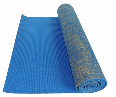 Kakaos Yoga Product Detail: Kakaos Pure Jute Yoga Mat, Premium Yoga Mats,  ka-juym-2480