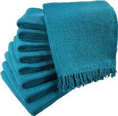 Value Set Of 10 Kakaos Solid Color Yoga Blankets
