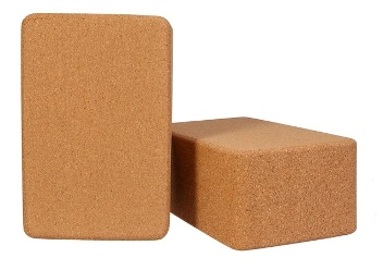 Kakaos 4 Inch Cork Yoga Block